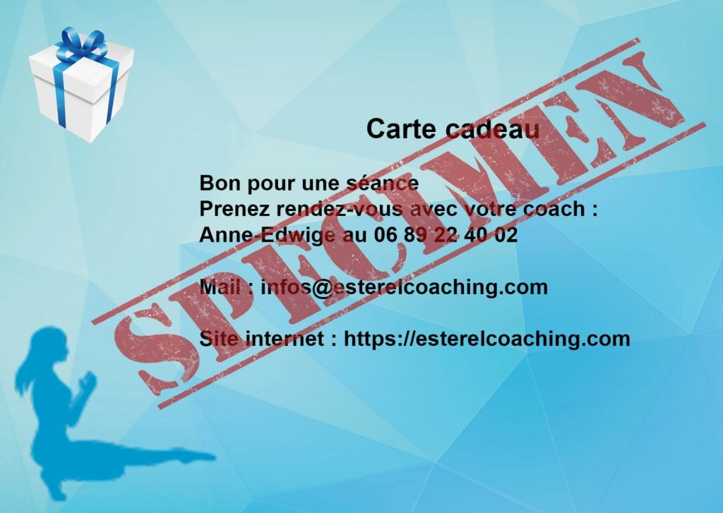 Image du bon cadeau pour un coaching personnalisé avec Anne-Edwige Sulpice